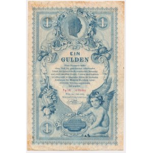 Rakousko, 1 gulden 1888