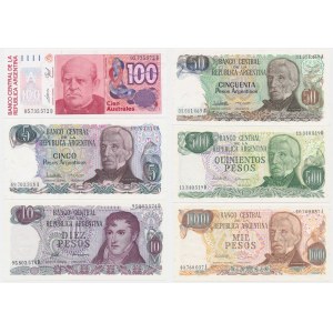Brazylia, set 51.000 Pesos (9 pcs.)