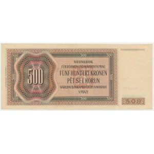 Bohemia & Moravia, 500 Korun 1942 - II issue -