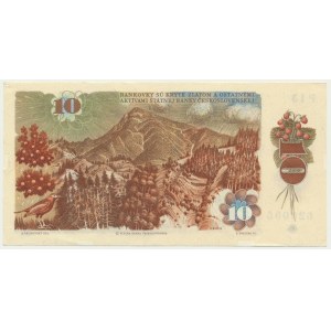 Československo, 10 korun 1986