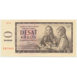 Československo, 10 korún 1960