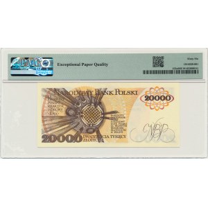 20.000 złotych 1989 - A - PMG 66 EPQ