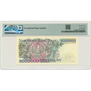 2 miliony złotych 1992 - A - Konstytucyjy - PMG 67 EPQ