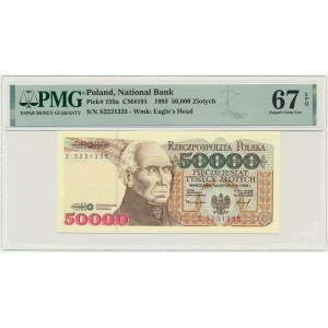 50.000 złotych 1993 - S - PMG 67 EPQ