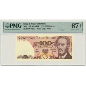 100 Gold 1976 - DB - PMG 67 EPQ