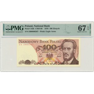 100 złotych 1976 - DB - PMG 67 EPQ