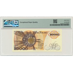 20.000 złotych 1989 - AN - PMG 67 EPQ