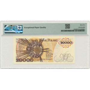 20.000 złotych 1989 - B - PMG 66 EPQ -