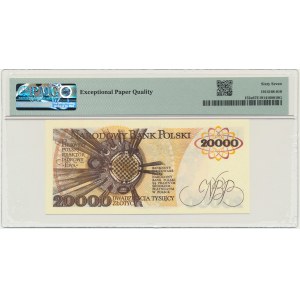 20.000 złotych 1989 - F - PMG 67 EPQ