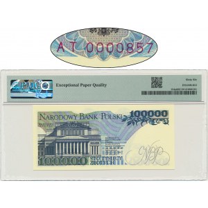 100 000 PLN 1990 - AT - PMG 66 EPQ - nízke sériové číslo