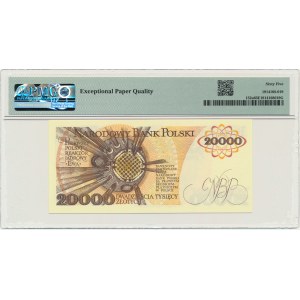 20.000 złotych 1989 - AP - PMG 65 EPQ