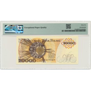 20.000 złotych 1989 - AL - PMG 66 EPQ