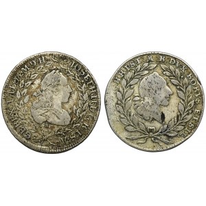 Set, Austria and Germany, 20 Kreuzer (2 pcs.)