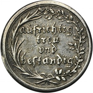 Germany, City of Reutlingen, Token Aufrichtig Treu und Beständig