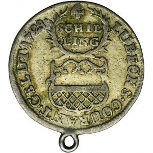 Germany, Free City of Lübeck, 4 Shillings 1723