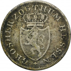 Germany, Grand duchy of Hessen-Darmstadt, Ludwig I, 6 Kreuzer 1827