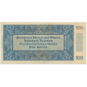 Čechy a Morava, 100 korún 1940 - 2. emisia -