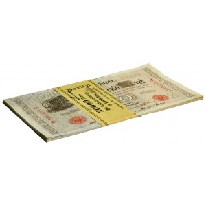 Germany, bank bundle 1.000 Mark 1910 (20 szt.)