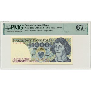 1.000 złotych 1975 - Y - PMG 67 EPQ