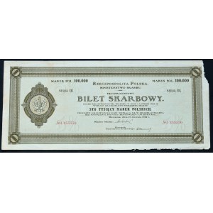 5% Tax Ticket, Series III - 100,000 mkp 1922