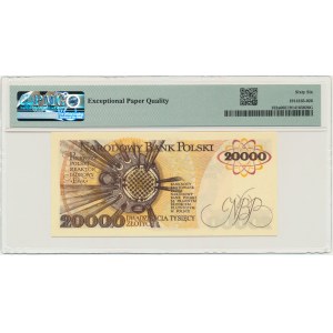 20.000 złotych 1989 - T - PMG 66 EPQ
