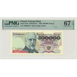 500 000 PLN 1993 - Z - PMG 67 EPQ