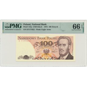 100 gold 1975 - D - PMG 66 EPQ