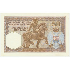 Yugoslavia, 50 Dinara 1931