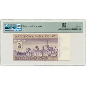 200.000 złotych 1989 - F - PMG 64 EPQ