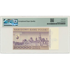 200.000 złotych 1989 - L - PMG 64 EPQ