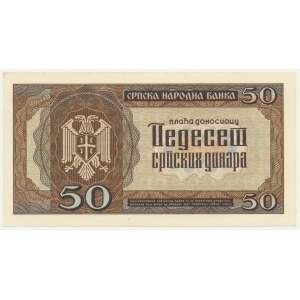 Srbsko, 50 dinárov 1942
