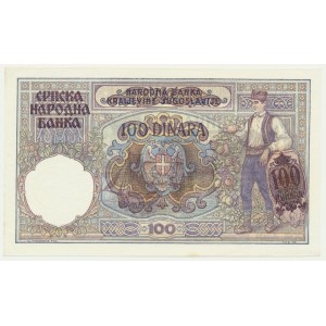 Serbia, 100 Dinara 1941