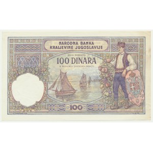Yugoslavia, 100 Dinara 1929