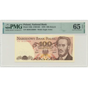 100 złotych 1976 - BD - PMG 65 EPQ - bardzo rzadkie