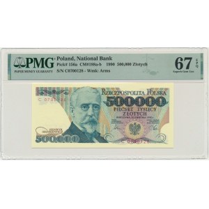 500.000 złotych 1990 - C - PMG 67 EPQ