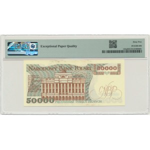 50.000 złotych 1989 - BU - PMG 65 EPQ - bardzo rzadkie