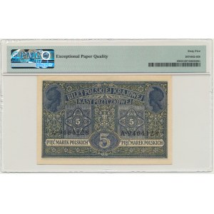5 marks 1916 - General - tickets - A - PMG 65 EPQ.