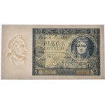 5 złotych 1930 - Ser. CU. - PMG 67 EPQ