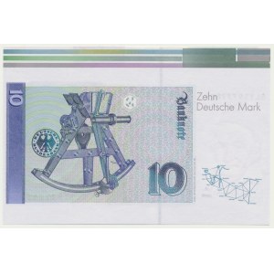 Germany, BDR, 10 Mark 1993 - uncut -