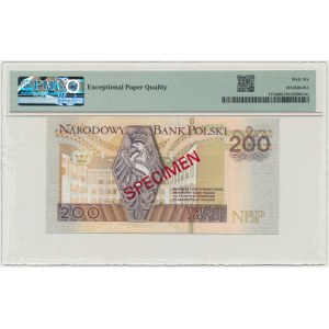 200 zlotých 1994 - MODEL - AA 0000000 - č. 1100 - PMG 66 EPQ