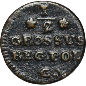 Poniatowski, Half Groschen Krakau 1768 G