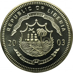 Liberia, 5 Dollar 2003 - New Vatican Coin