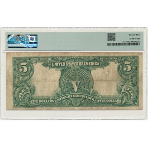 USA, Silver Certificate, 5 Dollars 1899 - Speelman & White - PMG 25