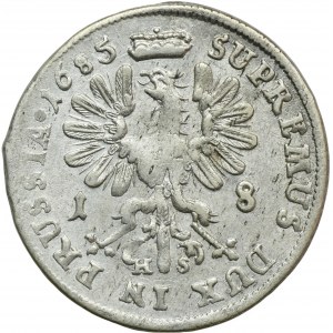 Germany, Brandenburg-Prussia, Friedrich Wilhelm, 18 Groschen Königsberg 1685 HS