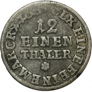 Friedrich Christian, 1/12 Thaler (2 Groschen) Dresden 1763 IFôF