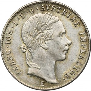 Rakúsko, Franz Joseph I, 20 Krajcars Karlsburg 1853 E
