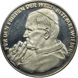 Německo, SRN, medaile u příležitosti pouti papeže Jana Pavla II. do Německa 1980