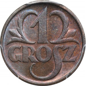 1 grosz 1939 - PCGS MS64 RB