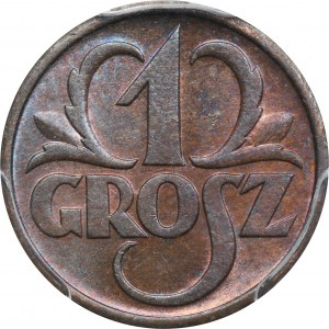 1 grosz 1939 - PCGS MS64 RB