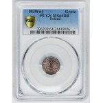 1 penny 1939 - PCGS MS64 RB